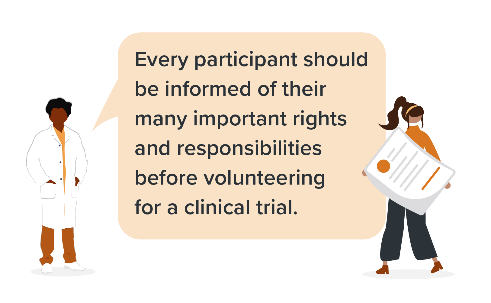 Every participant should be informed of their many important rights and responsibilities before volunteering for a clinical trial. 