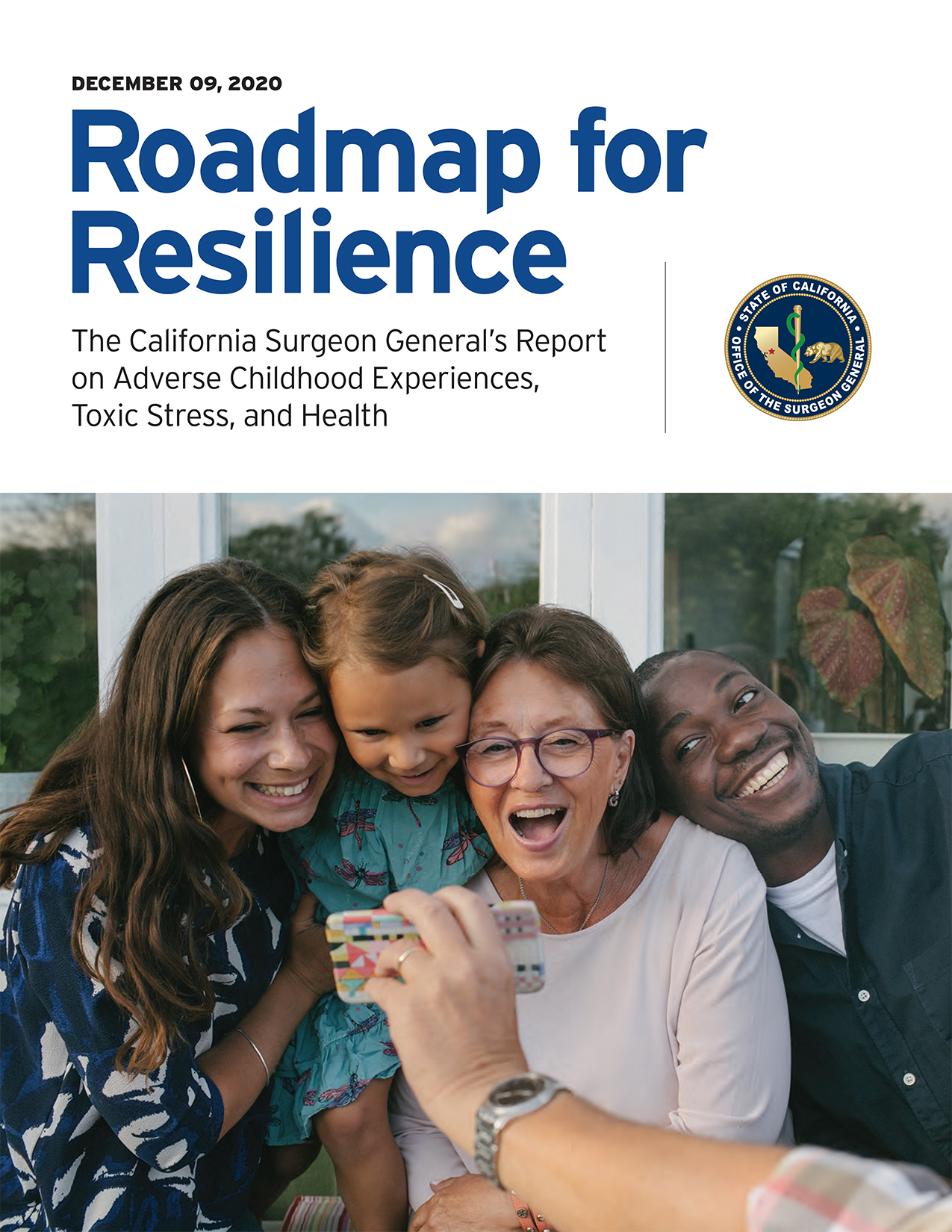Cover of CA Surgeon General's report Roadmap For Resilience