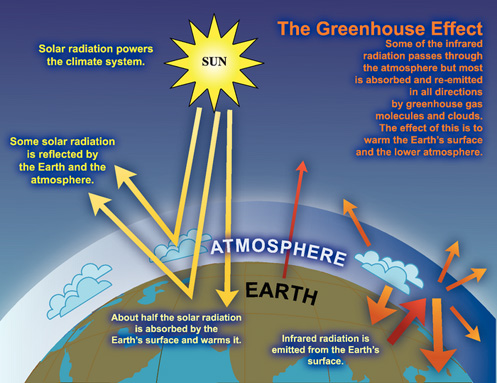 The Greenhouse Effect graphic